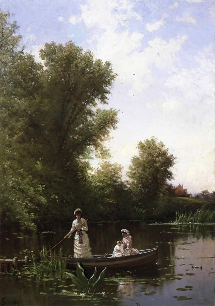 Alfred Thompson Bricher Boating in the Afternoon
